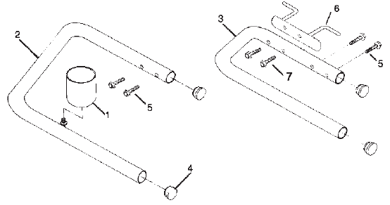 Epic 447HPX Skid Frame Assembly Parts